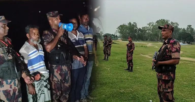 সীমান্তে কঠোর অবস্থানে বিজিবি